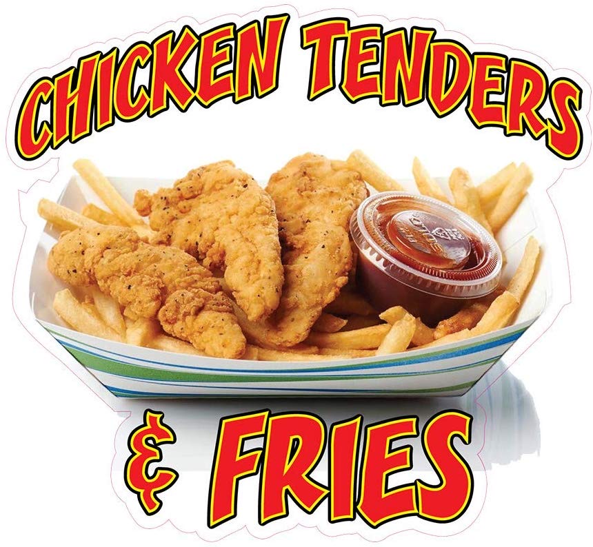 Golden crispy chicken tenders. Served with a side of french fries 3 pcs of chicken tenders and fries